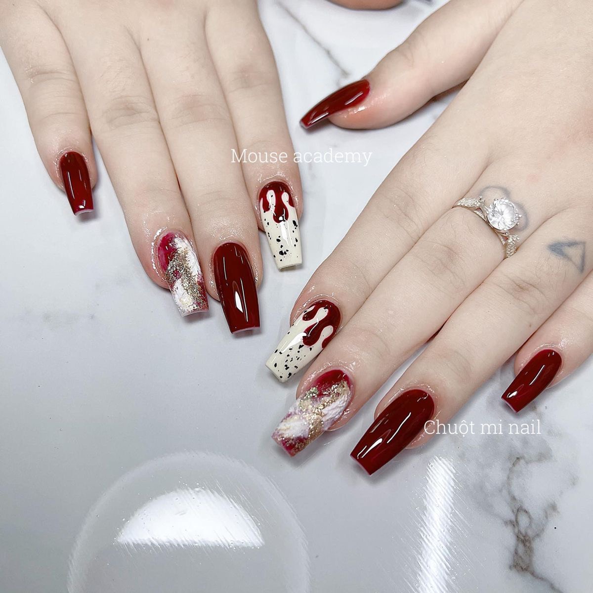Mẫu nail tết