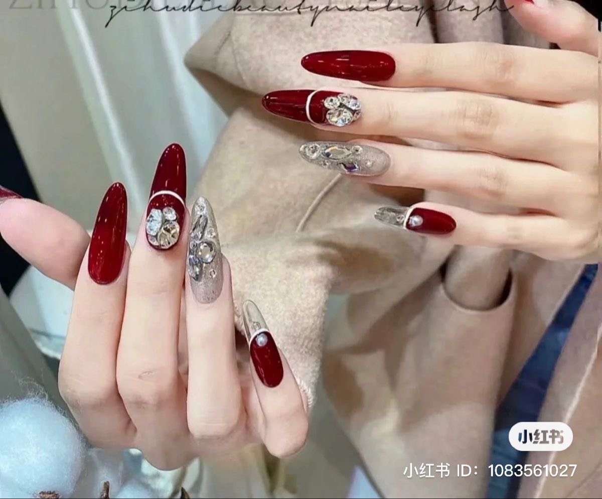 Mẫu nail tết