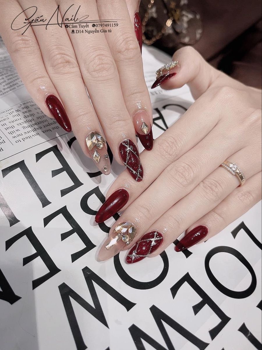 Mẫu nail tết