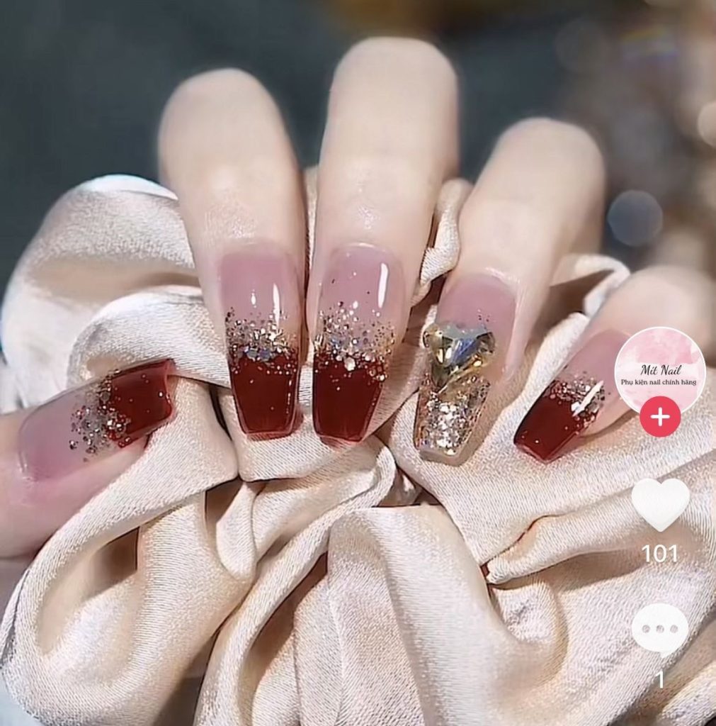 Mẫu nail tết