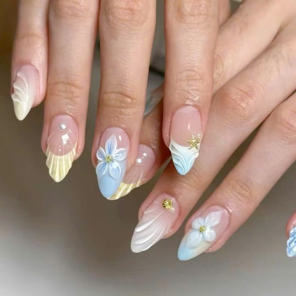 Làm nail tại nhà Trung Văn
