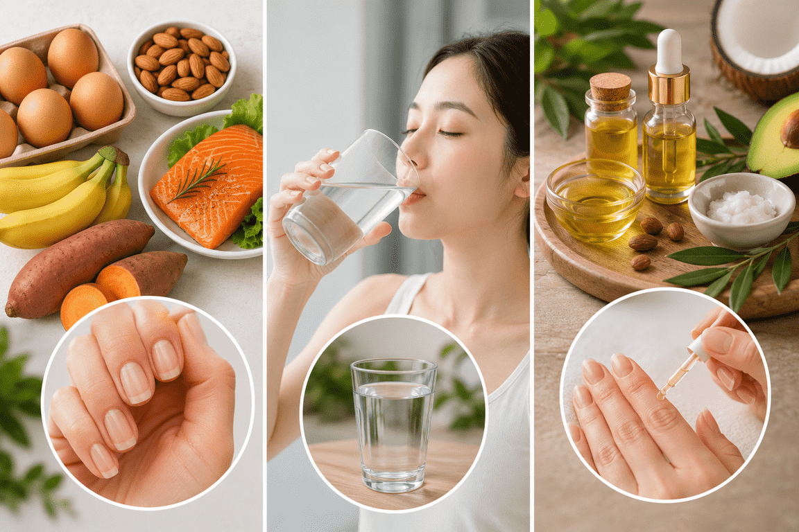 dấu hiệu móng bị hư tổn
