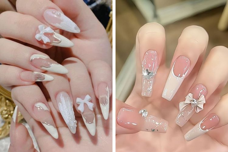 Gợi Ý Mẫu Nail Cô Dâu Theo Từng Phong Cách