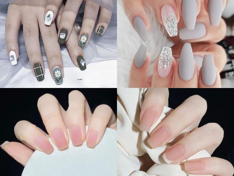 Mẫu Nail Nhẹ Nhàng Theo Phong Cách Hàn Quốc