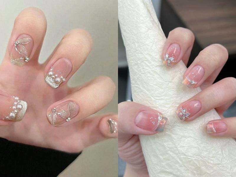 Nail đính đá sang trọng