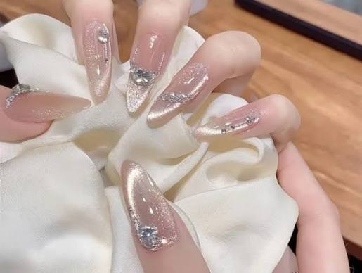 mãu Nail Box đính đá